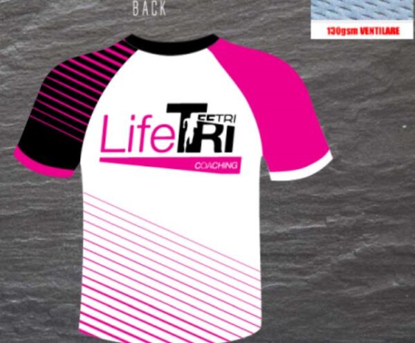 T-shirt Lifetri rose – Image 2